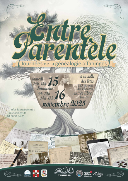 Entre Parentèle, samedi et dimanche 15 et 16 novembre, Salle des Fêtes de Taninges